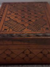 boîte à cartes en bois