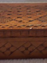 boîte à cartes en bois