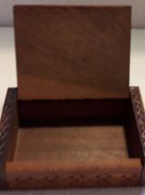 boîte à cartes en bois