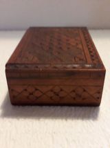 boîte à cartes en bois