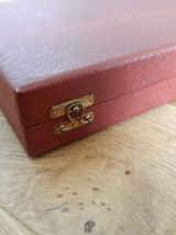 Jeu de jacquet ou backgammon coffret effet peau de serpent