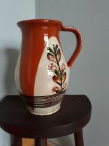 Vase pichet signé Sitar céramique émaillée origine roumaine