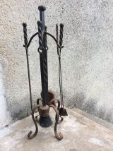 Serviteur cheminée vintage