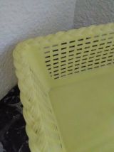 Deux panières à pain en plastique (Années 60)