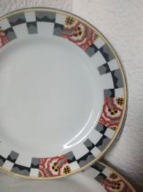 Assiettes à dessert - Raynaud Limoges (art déco)