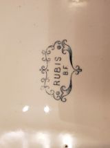 Ensemble de 6 plats RUBIS Boch frères