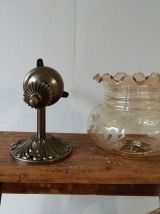 Applique murale vintage en verre