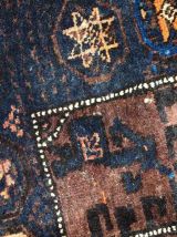 Tapis ancien Afghan Baluch fait main, 1C396