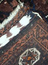 Tapis ancien Afghan Baluch fait main, 1C396