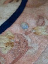 Tapis vintage Chinois Art Deco fait main, 1C485