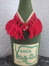 Bouteille humoristique 'venin de belle-mère" (vintage)