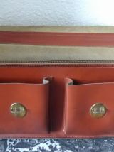 Cartable en cuir vintage 