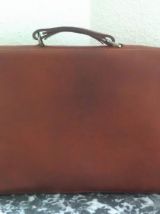 Cartable en cuir vintage 