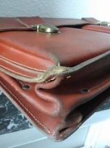 Cartable en cuir vintage 