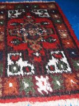 Tapis vintage Persan Hamadan fait main, 1C760
