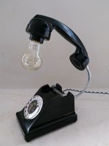 Lampe Téléphone Vintage U43 - Téléphone Rétro Bakélite
