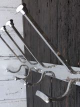 porte manteau en laiton nickelé