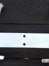 porte manteau en laiton nickelé