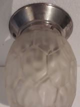 plafonnier en verre opaque