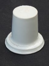 encrier porcelaine à couronne à 2 niveaux rare