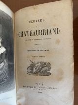 Œuvres de Chateaubriand en 20 volumes 1860