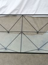 Table basse vintage Alanda en verre de Paolo Piva pour B&amp;B I