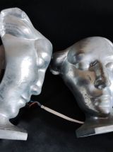 appliques murales nymphes art déco