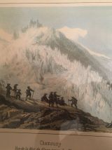  Litho Muller Deroy modèle Chamouny Première ascension
