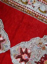 Tapis vintage Turc Oushak fait main, 1C515