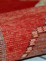 Tapis vintage Turc Oushak fait main, 1C515