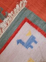 Tapis vintage Persan Gabbeh fait main, 1C518