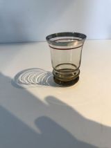 Plateau, carafon et verres art déco 