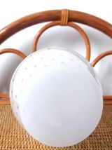 Vase en verre opalin aux étoiles 