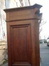 Ancien comptoir caisse de commerce chêne