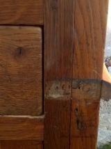 Ancien comptoir caisse de commerce chêne