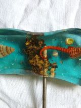 tire bouchon ancien résine inclusion