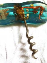 tire bouchon ancien résine inclusion