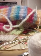 Guêtres Mohair et soie