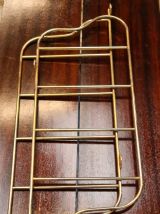 etagere 1960 chrome doré   et  belle tablettes