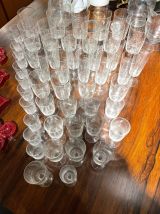 ensemble de 50 verres années 50 