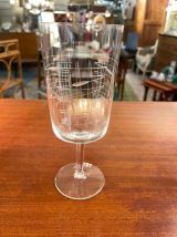 ensemble de 50 verres années 50 