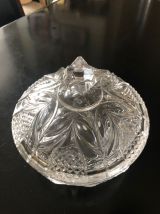 bonbonnière en cristal 