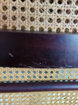 chaises pliantes avec cannage sur assise et dossier