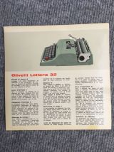 Machine à écrire olivetti lettera 32