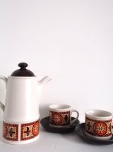 Service à chocolat Sadler England 1970