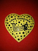 Kusama Yayoi Copyright signé trés rare Boîte en porcelaine p