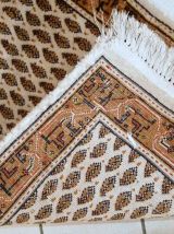 Tapis vintage Indien Seraband fait main, 1C575