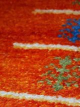 Tapis vintage Persian Gabbeh fait main, 1C590