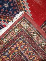 Tapis vintage Ouzbek Bukhara fait main, 1C615