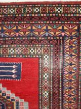 Tapis vintage Ouzbek Bukhara fait main, 1C615